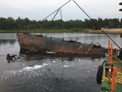 Очистка дна в бухте Владимировская